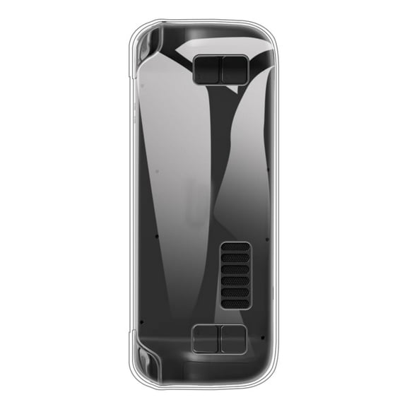 Cover Skin Case for Steam Deck, Soft TPU Back Cover Shockproof Silicone Bumper Anti-Fingerprints Full-Body Protective Case Cover for Steam Deck(Transparent)