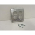 thumbnail image 1 of RACO Square Duplex Cover - Multicolor - 1 Piece, 1 of 4
