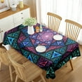 thumbnail image 1 of Cover Table Rectangular Kitchen Room Dining Image Triangle Geometric Colorful Fractal Stained Style, 1 of 5