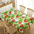 thumbnail image 1 of Cover Table Rectangular Kitchen Room Pattern Dining Fruit Fresh Background Green on Strawberries Sty, 1 of 5
