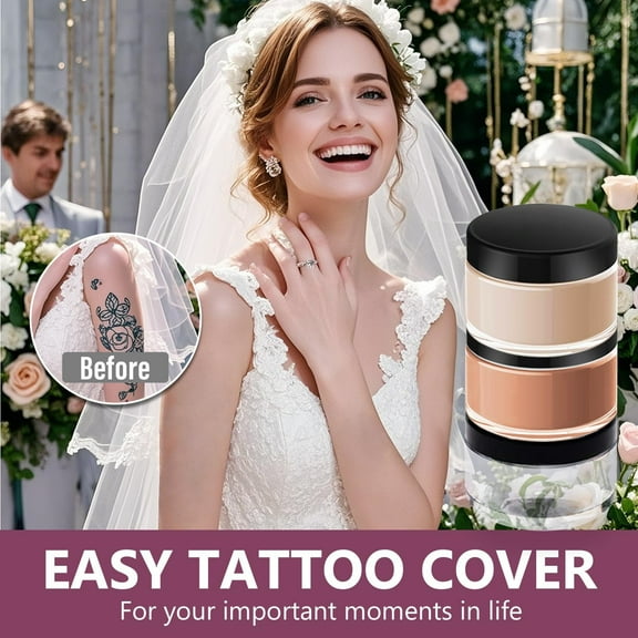 Cover Up Cream Instant Cover Up Makeup Waterproof Invisible And Natural Suitable For Vitiligo