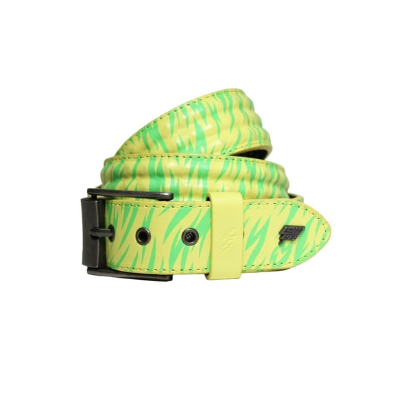 Cover Up Leather Belt [Neon Yellow]