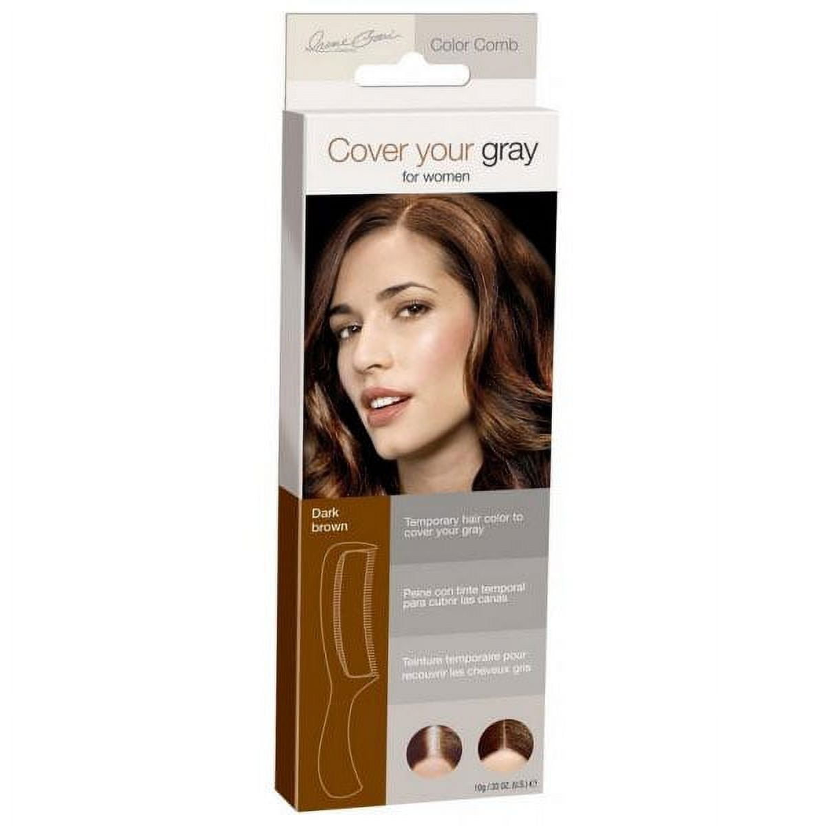 Cover Your Gray Color Comb Dark Brown 0.33 oz,Pack of 4 - Walmart.com