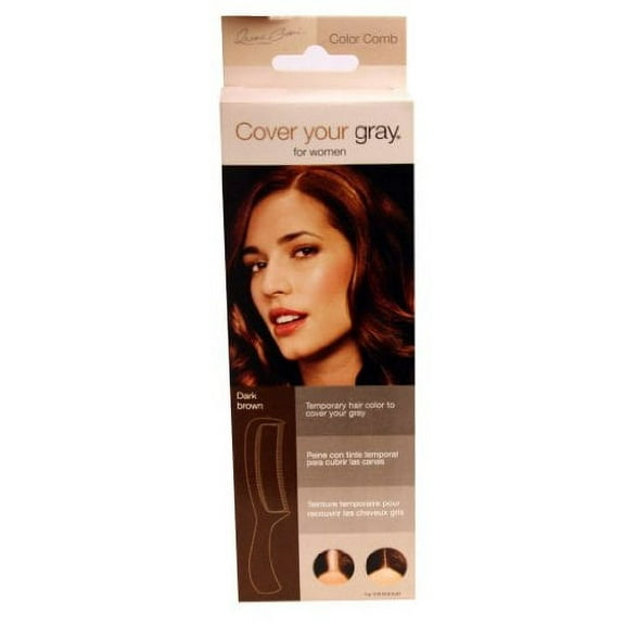 Cover Your Gray Color Comb - Dark Brown (Pack of 2)