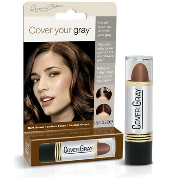 Cover Your Gray Cover Up Stick,Dark Brown, 0.15 Oz., Pack of 3
