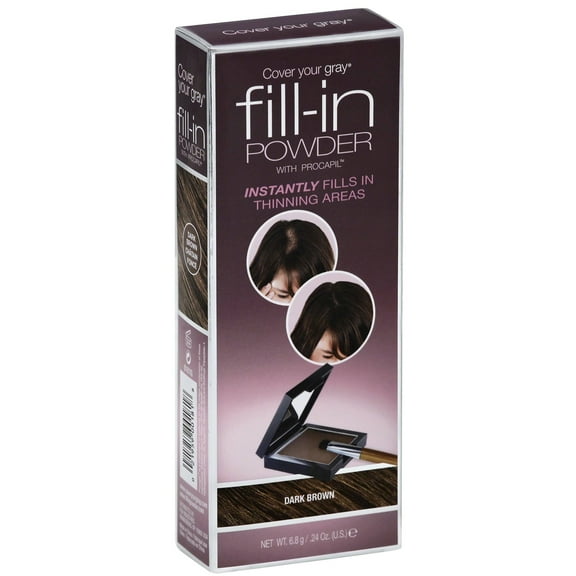 Cover Your Gray Fill-In Powder Dark Brown, 0.24 Oz.