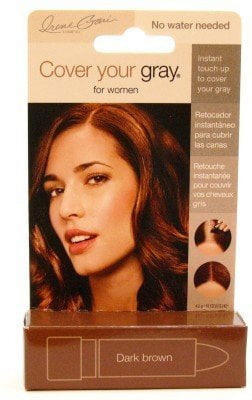 Cover Your Gray Hair Color TouchUp Stick Dark Brown (Pack of 3
