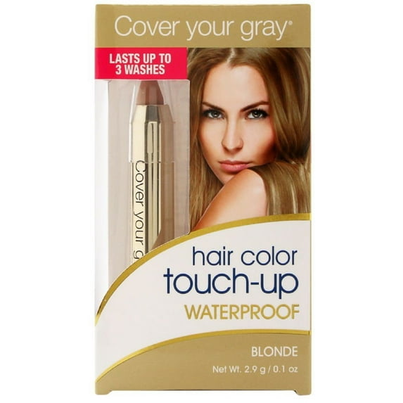 Cover Your Gray Waterproof Hair Color Touch Up, Blonde 0.10 oz (Pack of 2)