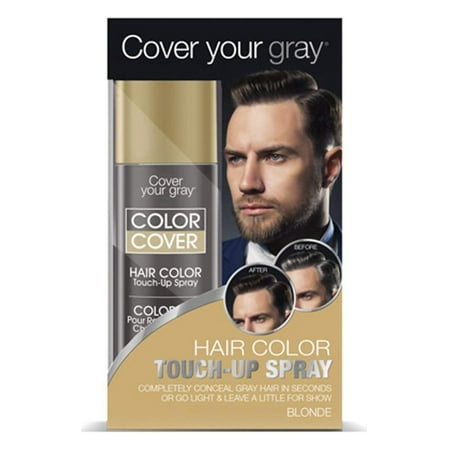 Cover Your Gray for Men Color Cover Hair Color Touchup Spray - Blonde (Pack of 4)