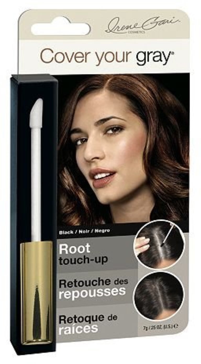 Cover Your Gray for Women Root Touch Up, Black, 0.25 oz (Pack of 4)