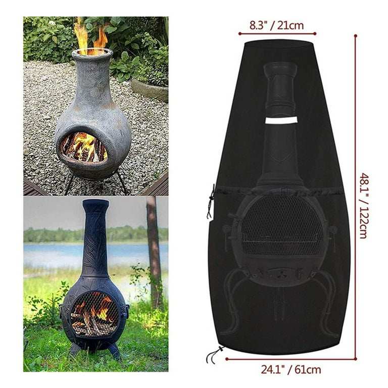 COVER For Chiminea Outdoor Patio Yard Firepit Fire Pit Wood Fireplace VERANDA COVER For Chiminea Outdoor Patio Yard Firepit Fire Pit Wood Fireplace VERANDA