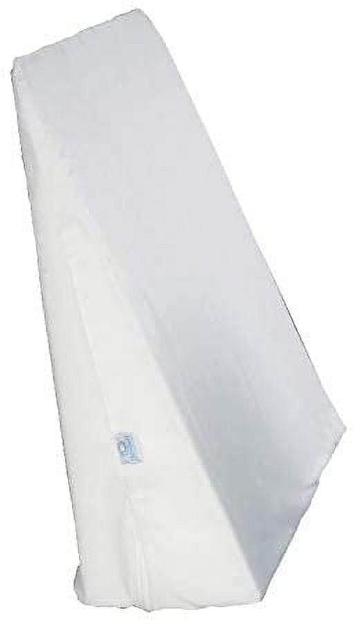 Cover for Bed Wedge Pillow, 24" x 24" x 71/2", White