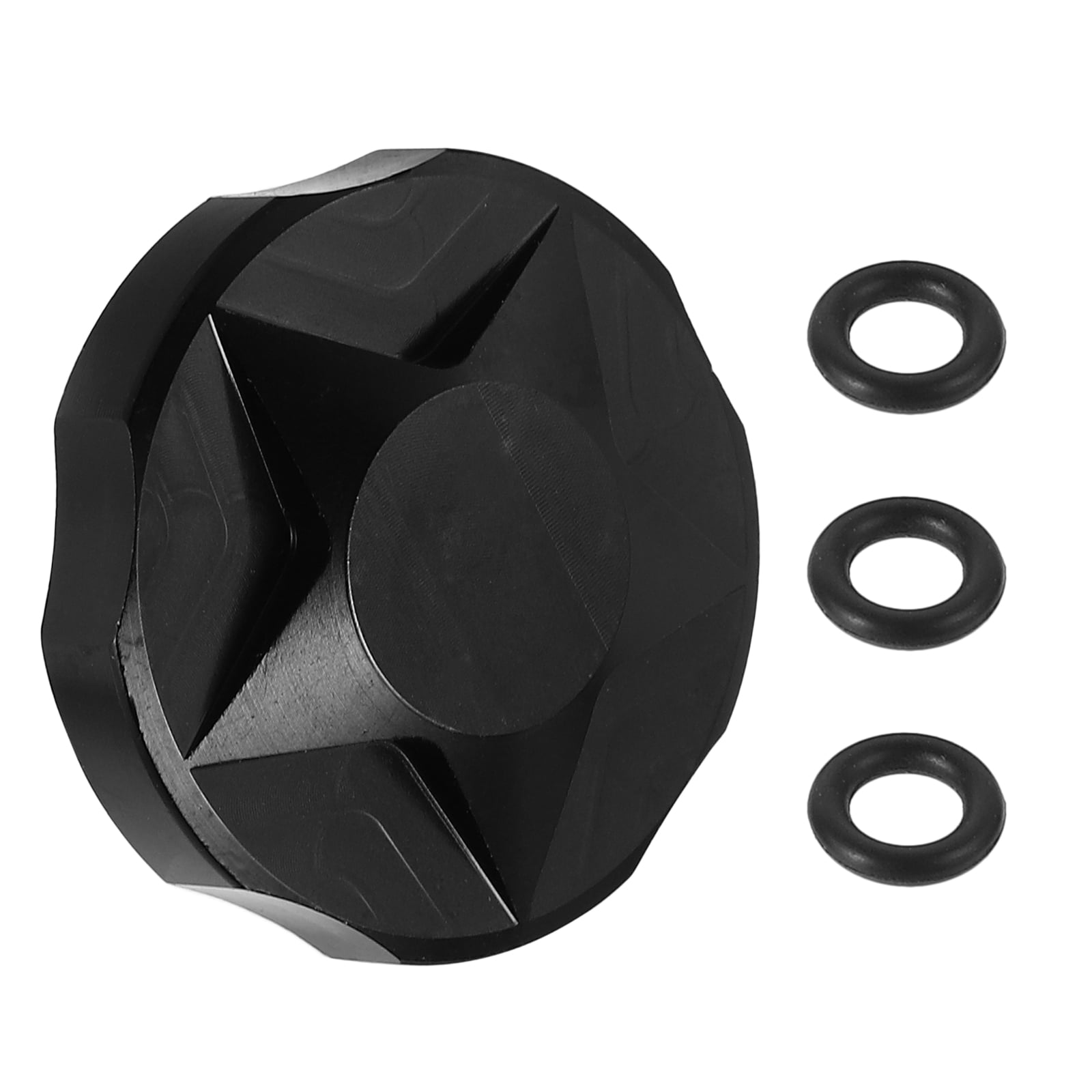 Cover for Dirt Bike Fork Guard Bolts Ring Keychain Shock Absorber Black