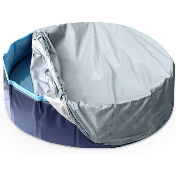Cover for Foldable Pet Pool Collapsible Tub - Fits 31 to 33 inches Round Pools
