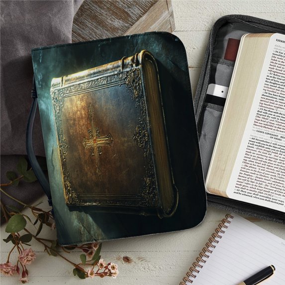 Cover for Men Custom for Women with Handle and Zipper Bible Bag Journal Case Christian Gift