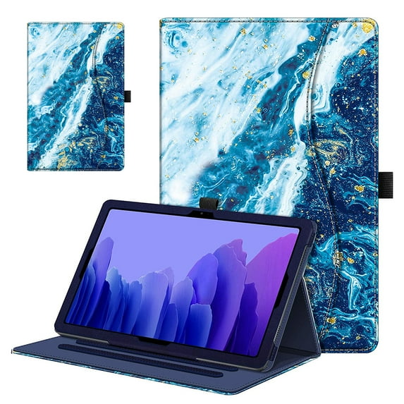 Cover for Samsung Tab A7 Case 10.4 Inch (2022/2020), Multi-Angle Viewing Folio Stand Cover Samsung Galaxy Tab A7 Tablet