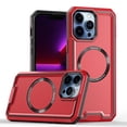 thumbnail image 1 of Cover for iPhone 11, Compatible with MagSafe Case,Rugged Shockproof Soft TPU Bumper Anti-Scratch Multi-layer Hard PC Protection Case Cover, red, 1 of 8