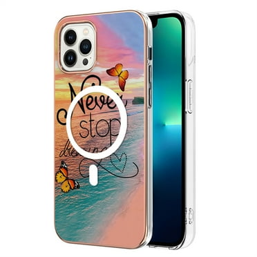 Cover for iPhone 7 / 8 / SE 2022 & 2020, Compatible with MagSafe Case,Slim Rubber Shockproof MagSafe Anti-Scratch Lightweight Back Case Cover, B