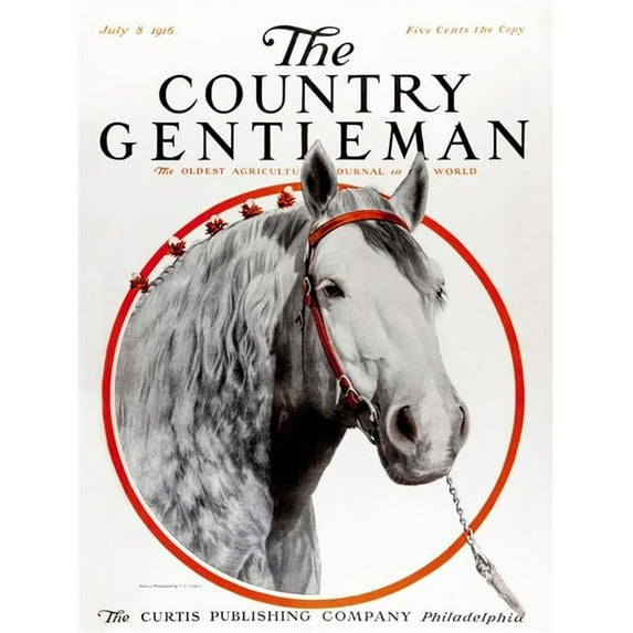 Cover of Country Gentleman Agricultural Magazine From The Early 20th Century Poster Print - 13 x 17 in.