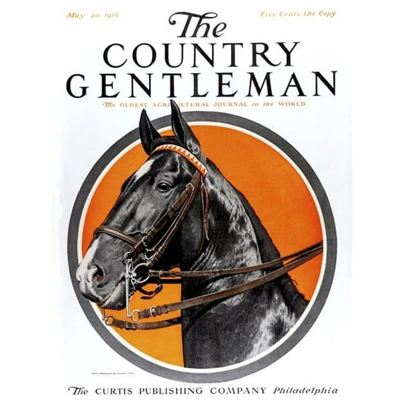 Cover of Country Gentleman Agricultural Magazine From The Early 20th Century Poster Print 13 x 17 in.