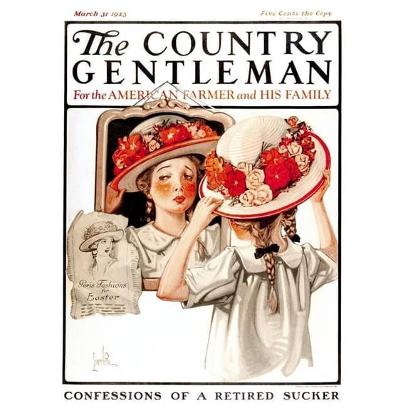Cover of Country Gentleman Agricultural Magazine From The Early 20th Century Poster Print - 26 x 34 in. - Large