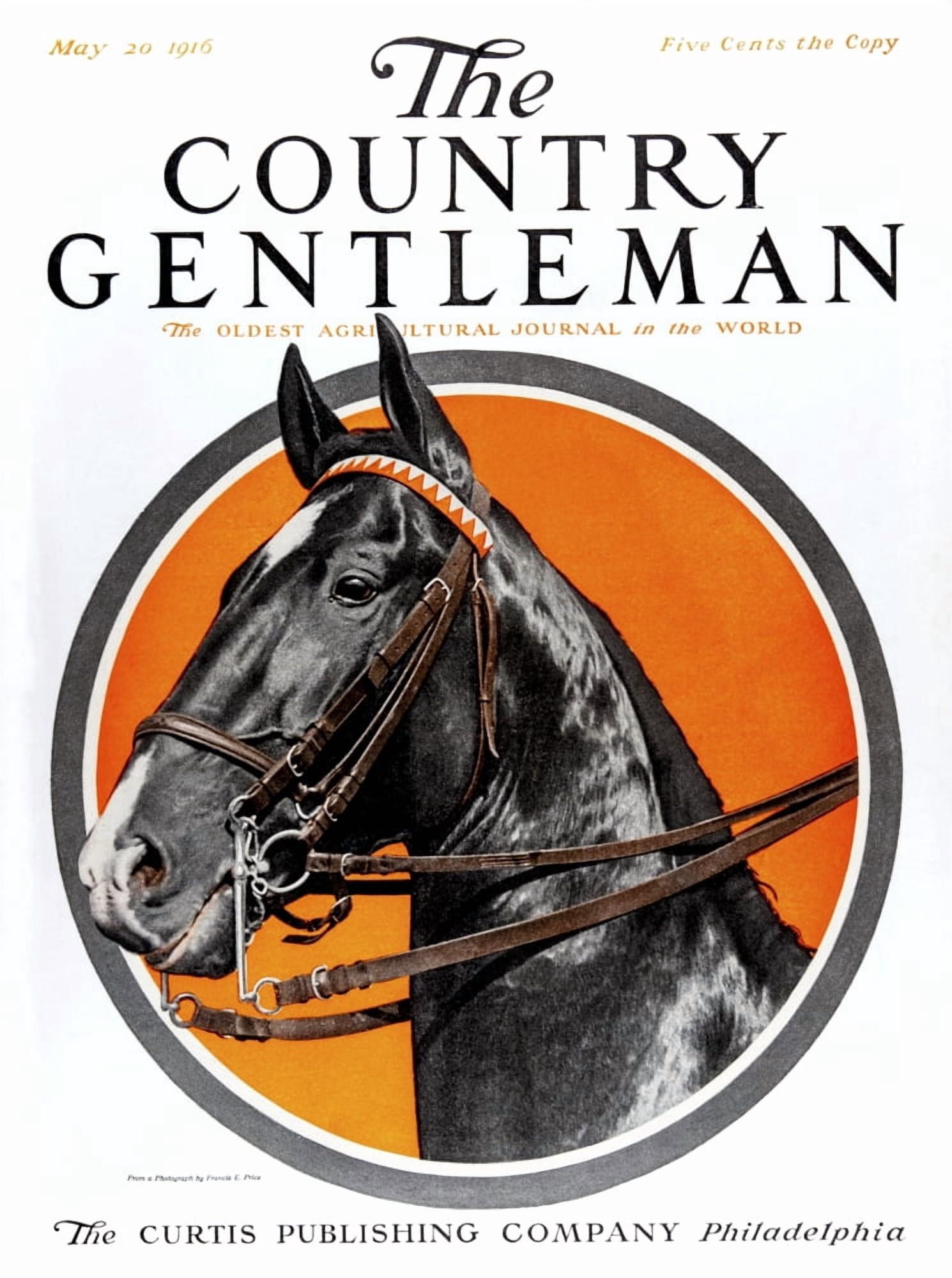 Cover of Country Gentleman agricultural magazine from the early 20th century Canvas Art - Remsberg Inc Design Pics (13 x 17)