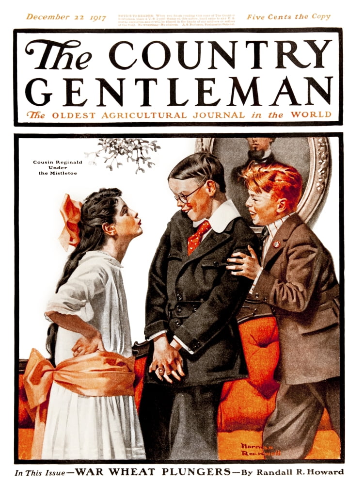 Cover of Country Gentleman agricultural magazine from the early 20th century  Canvas Art - Remsberg Inc  Design Pics (13 x 17)