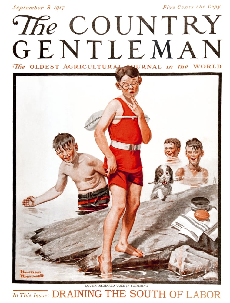 Cover of Country Gentleman agricultural magazine from the early 20th century  Canvas Art - Remsberg Inc  Design Pics (13 x 17)