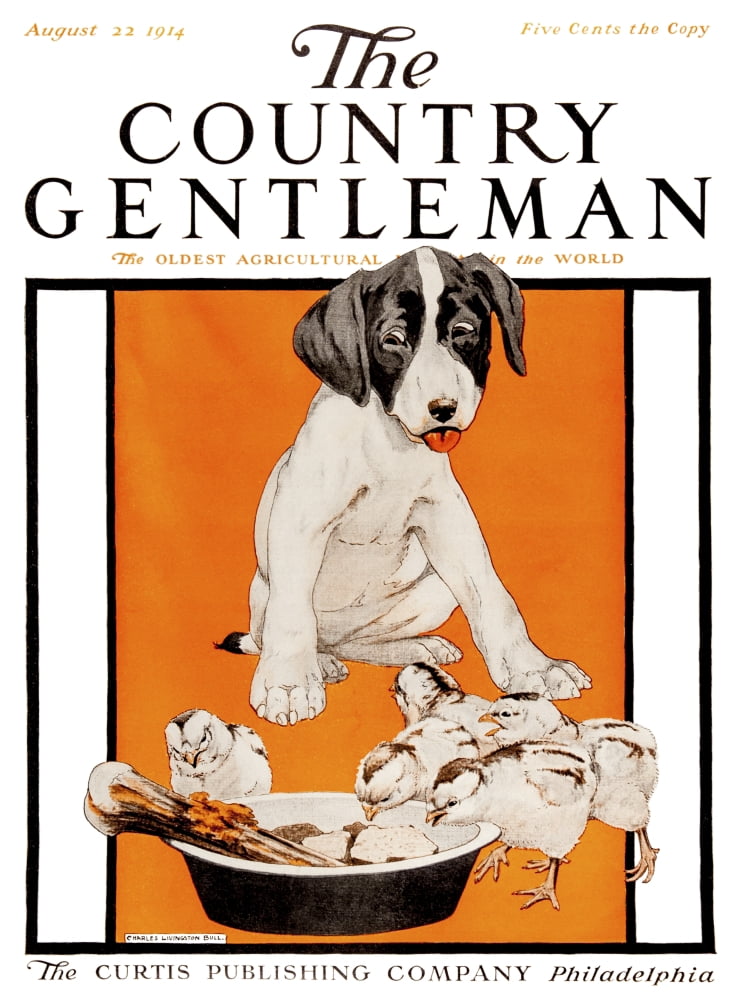 Cover of Country Gentleman agricultural magazine from the early 20th century Canvas Art - Remsberg Inc Design Pics (13 x 17)