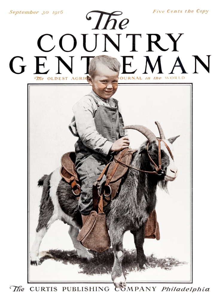 Cover of Country Gentleman agricultural magazine from the early 20th century Canvas Art - Remsberg Inc Design Pics (13 x 17)