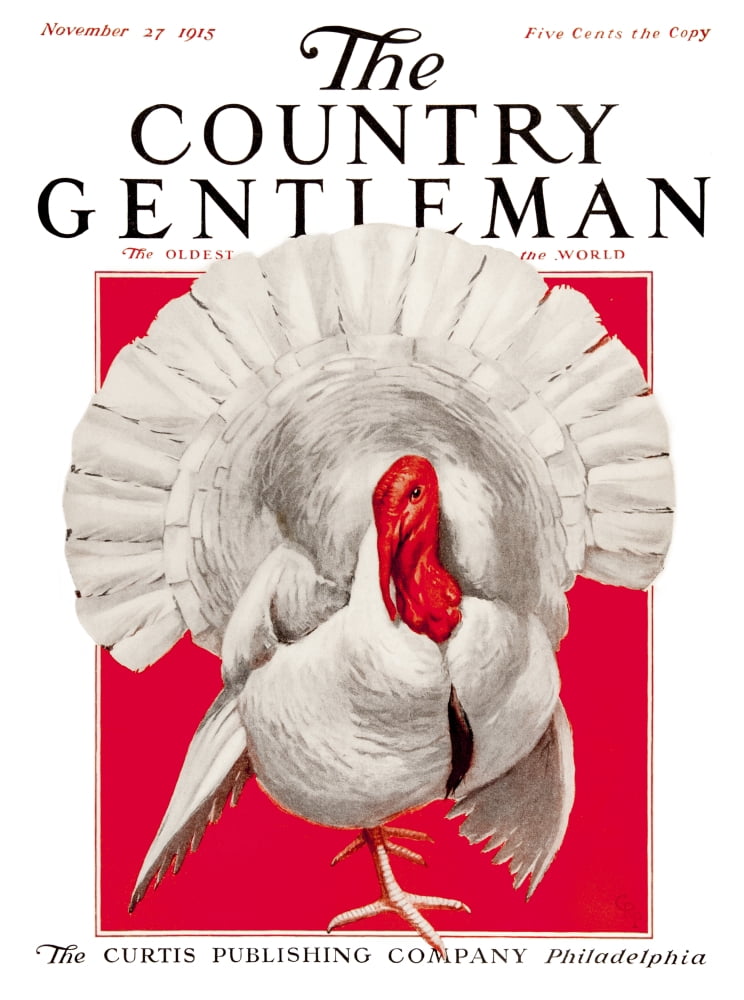 Cover of Country Gentleman agricultural magazine from the early 20th century Canvas Art - Remsberg Inc Design Pics (13 x 17)