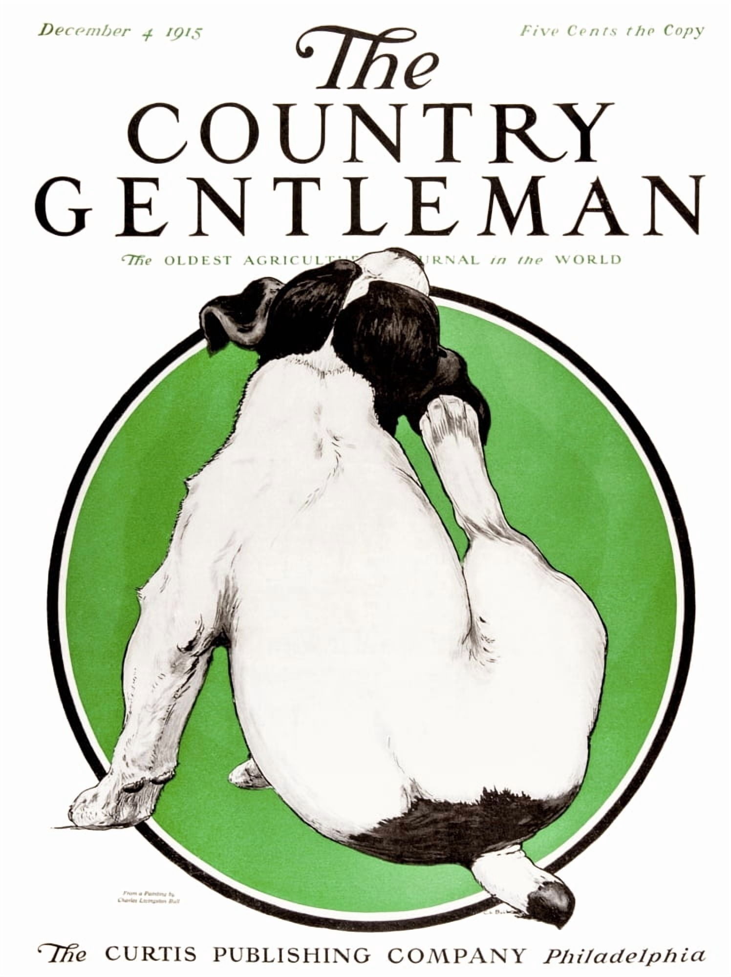 Cover of Country Gentleman agricultural magazine from the early 20th century Canvas Art - Remsberg Inc Design Pics (13 x 17)