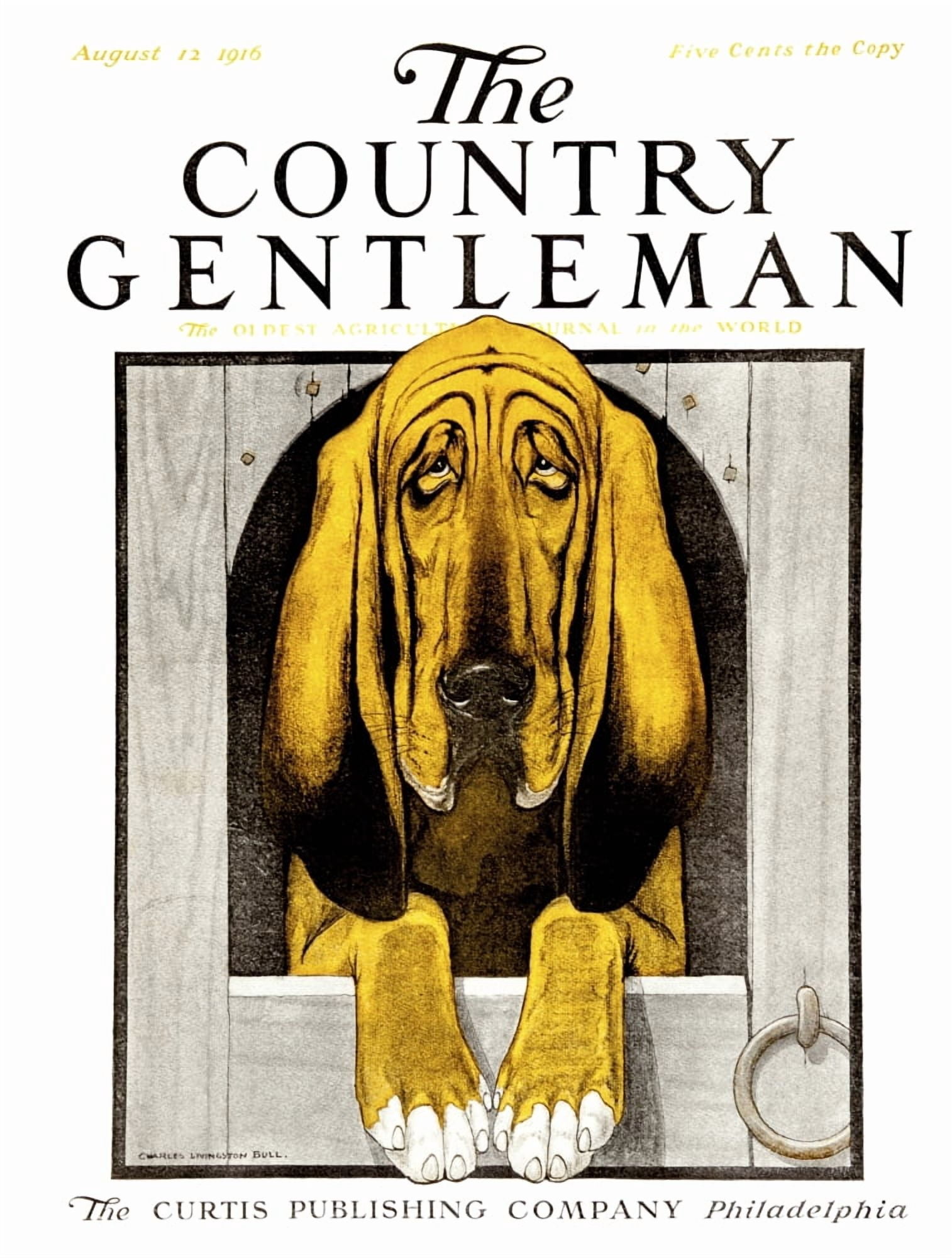 Cover of Country Gentleman agricultural magazine from the early 20th century Canvas Art - Remsberg Inc Design Pics (13 x 17)