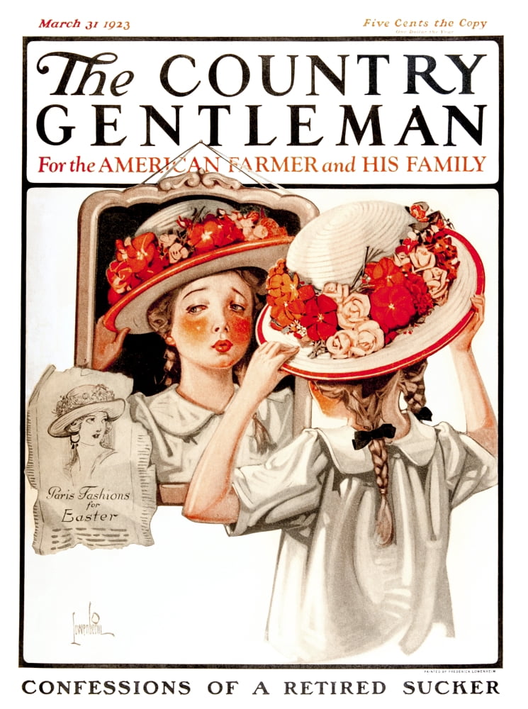 Cover of Country Gentleman agricultural magazine from the early 20th century Canvas Art - Remsberg Inc Design Pics (13 x 17)