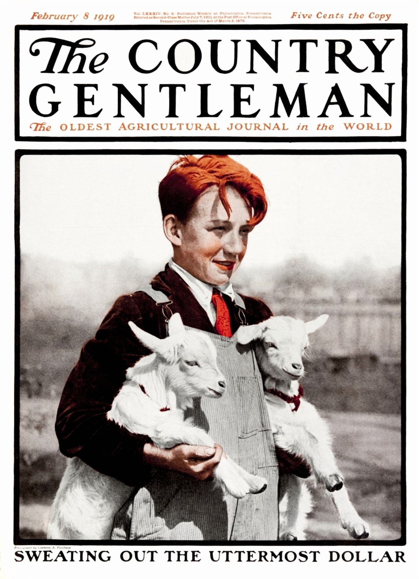 Cover of Country Gentleman agricultural magazine from the early 20th century Canvas Art - Remsberg Inc Design Pics (13 x 18)