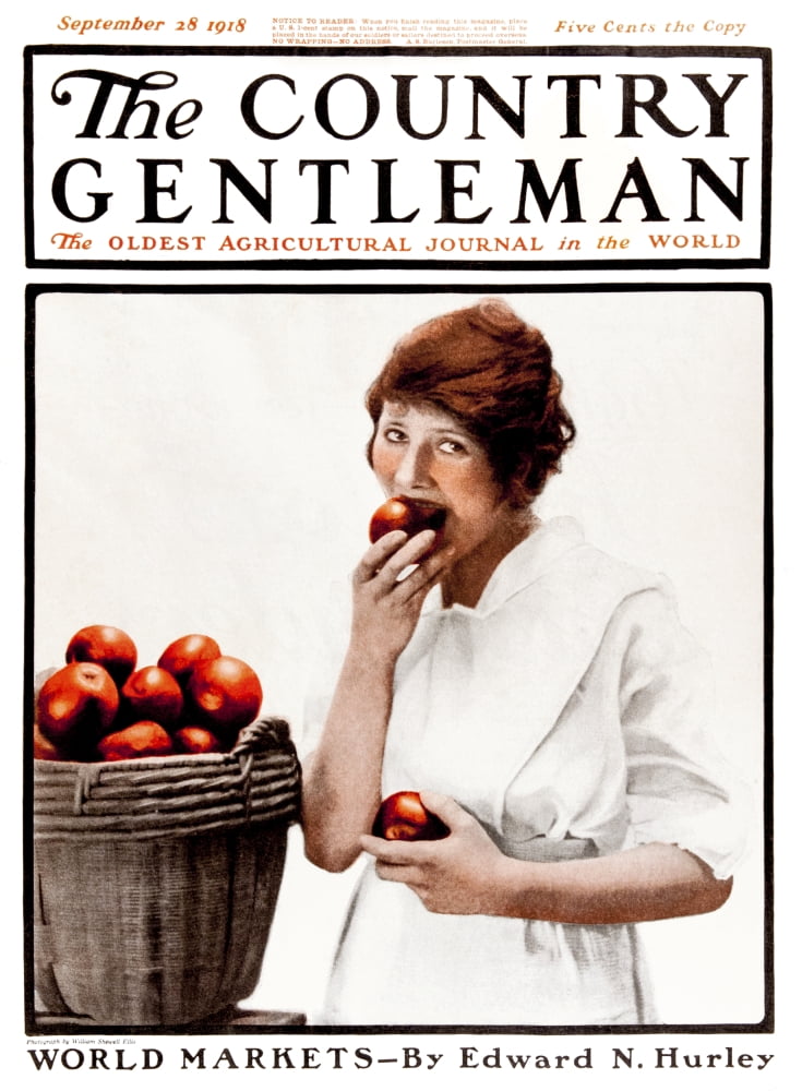 Cover of Country Gentleman agricultural magazine from the early 20th century Canvas Art - Remsberg Inc Design Pics (13 x 18)