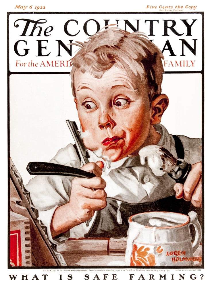 Cover of Country Gentleman agricultural magazine from the early 20th century Canvas Art - Remsberg Inc Design Pics (13 x 18)