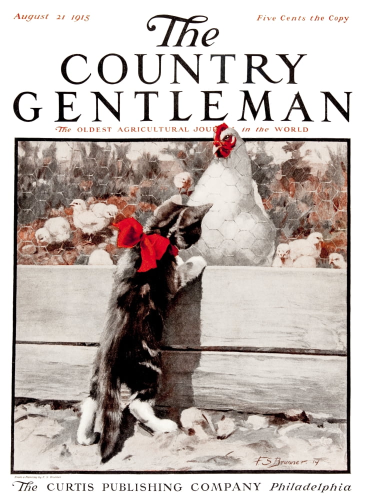 Cover of Country Gentleman agricultural magazine from the early 20th century Canvas Art - Remsberg Inc Design Pics (13 x 18)