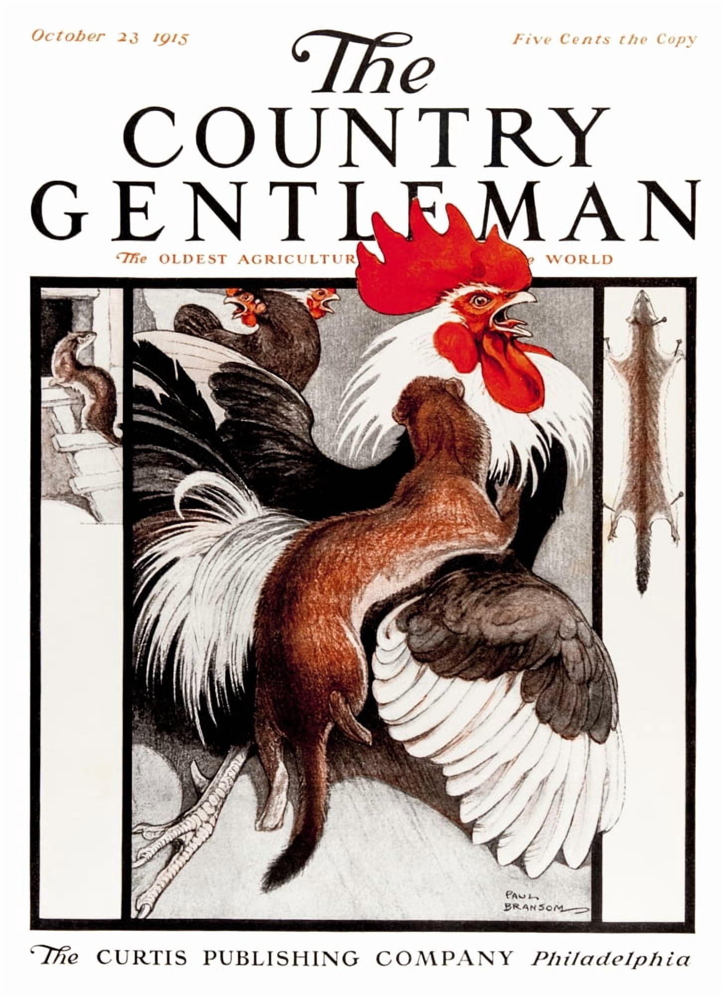 Cover of Country Gentleman agricultural magazine from the early 20th century Canvas Art - Remsberg Inc Design Pics (13 x 18)