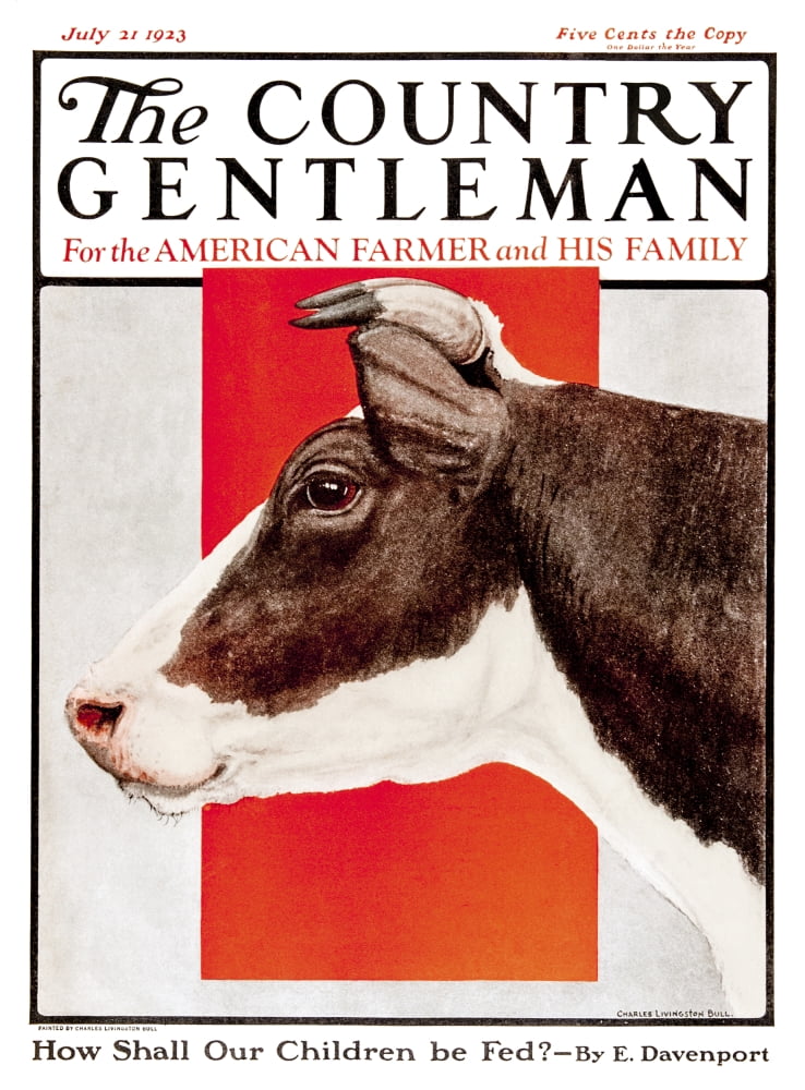 Cover of Country Gentleman agricultural magazine from the early 20th century Canvas Art - Remsberg Inc Design Pics (13 x 18)