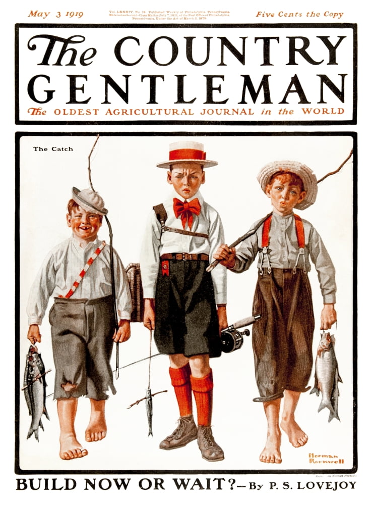 Cover of Country Gentleman agricultural magazine from the early 20th century Canvas Art - Remsberg Inc Design Pics (13 x 18)