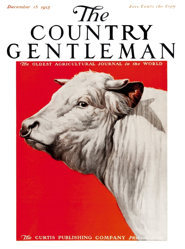Cover of Country Gentleman agricultural magazine from the early 20th century Canvas Art - Remsberg Inc Design Pics (13 x 18)