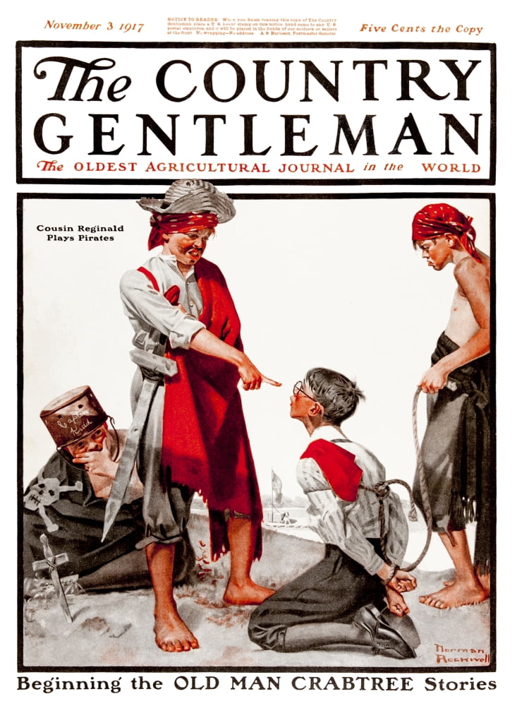 Cover of Country Gentleman agricultural magazine from the early 20th century Canvas Art - Remsberg Inc Design Pics (13 x 18)