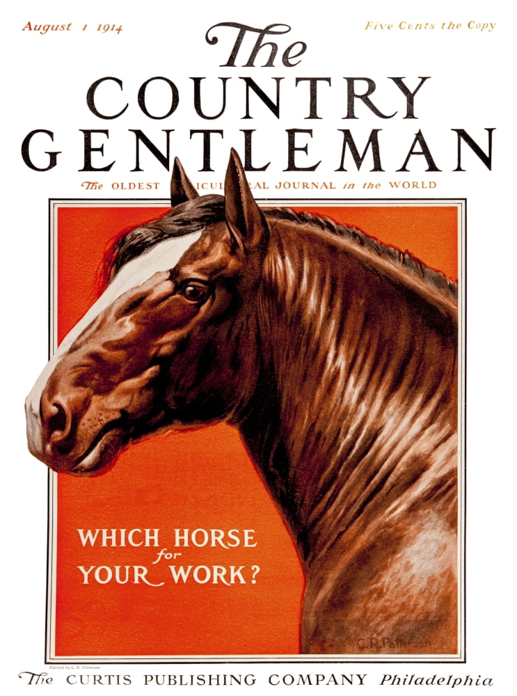 Cover of Country Gentleman agricultural magazine from the early 20th century Canvas Art - Remsberg Inc Design Pics (13 x 18)