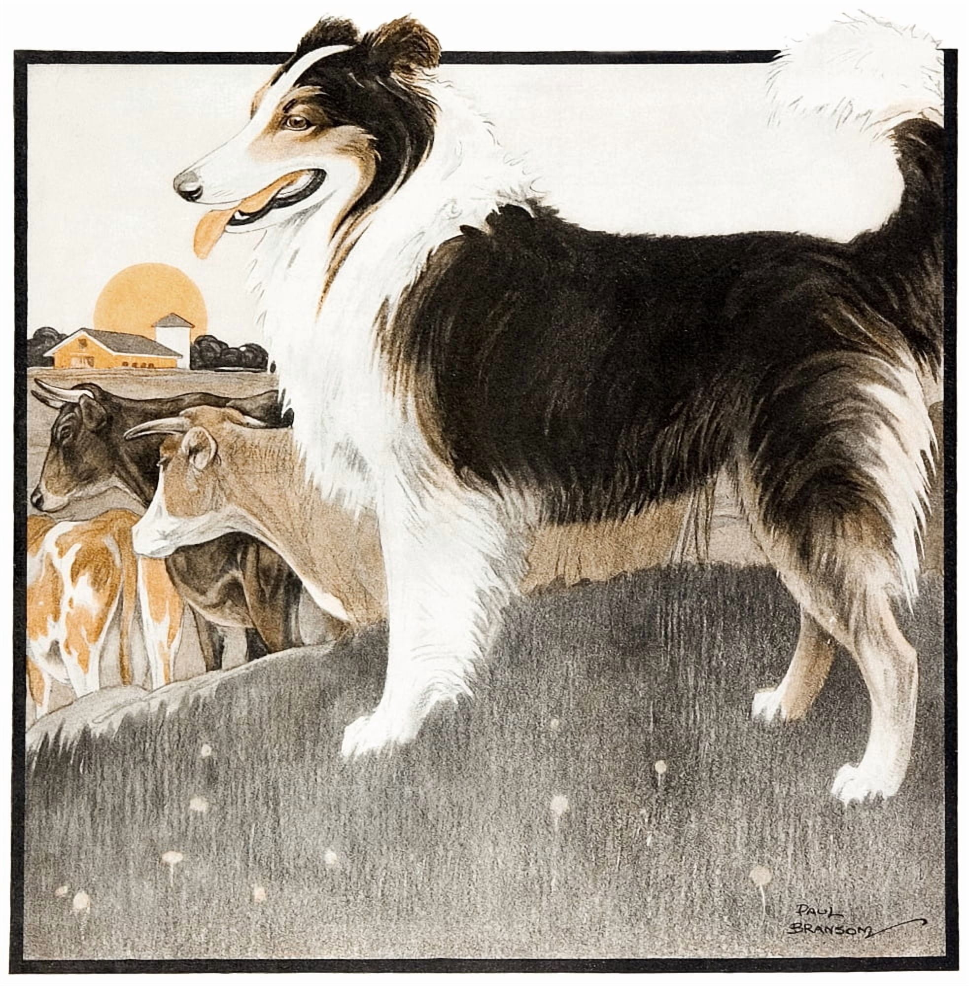 Cover of Country Gentleman agricultural magazine from the early 20th century Canvas Art - Remsberg Inc Design Pics (15 x 15)