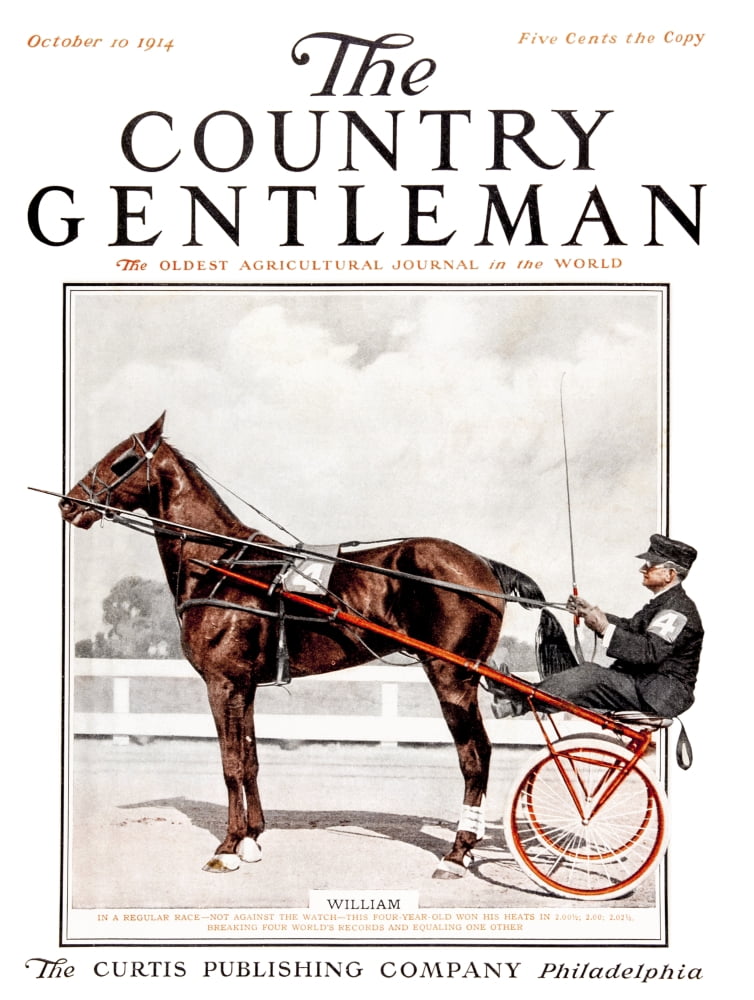 Cover of Country Gentleman agricultural magazine from the early 20th century Canvas Art - Remsberg Inc Design Pics (26 x 34)