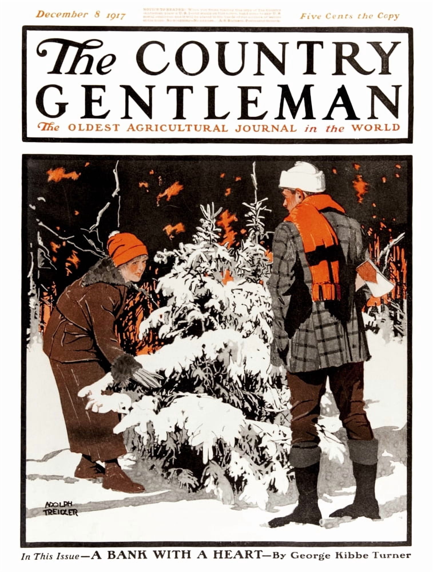 Cover of Country Gentleman agricultural magazine from the early 20th century Canvas Art - Remsberg Inc Design Pics (26 x 34)