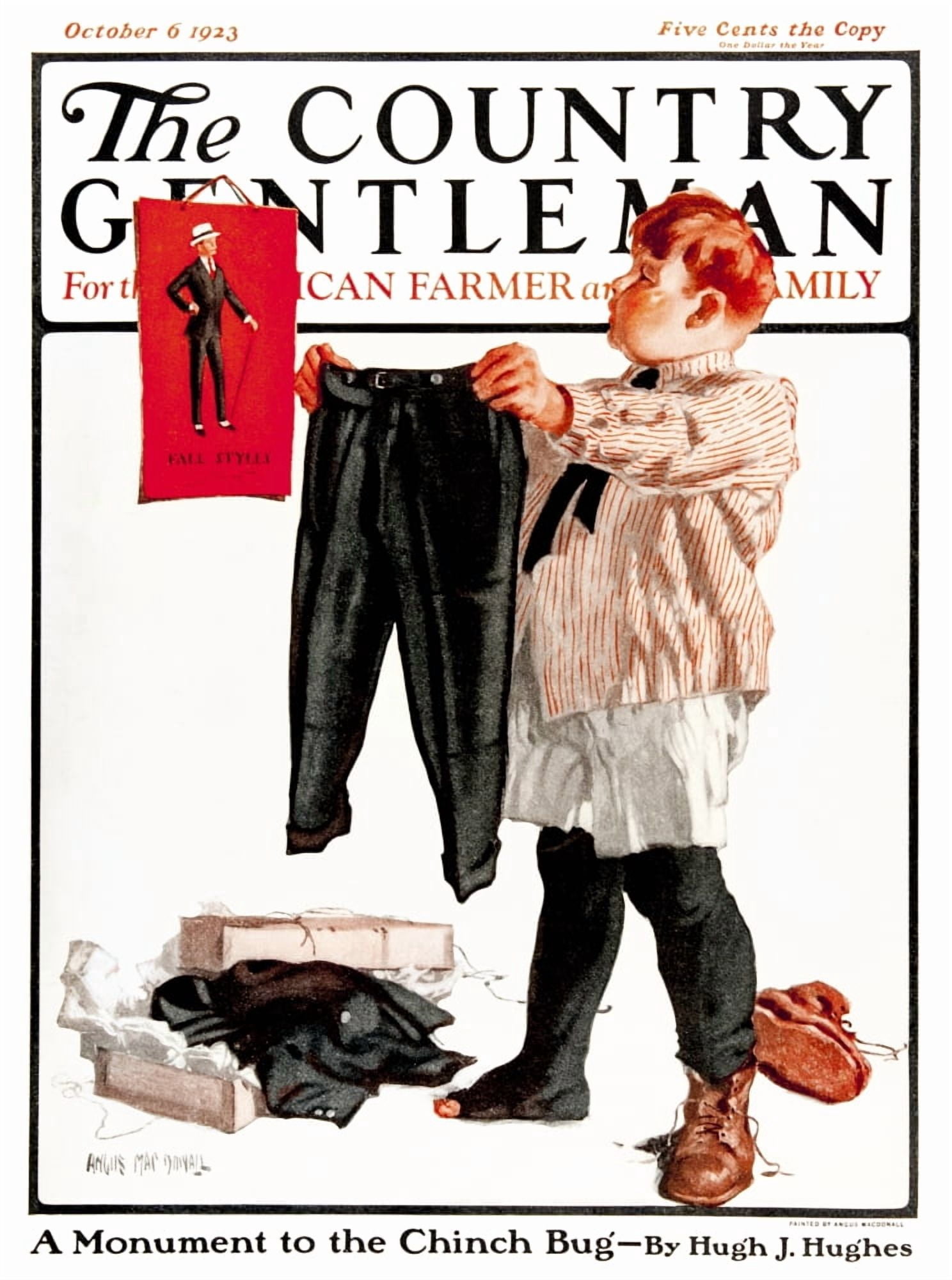 Cover of Country Gentleman agricultural magazine from the early 20th century Canvas Art - Remsberg Inc Design Pics (26 x 34)