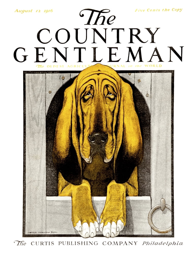 Cover of Country Gentleman agricultural magazine from the early 20th century Canvas Art - Remsberg Inc Design Pics (26 x 34)