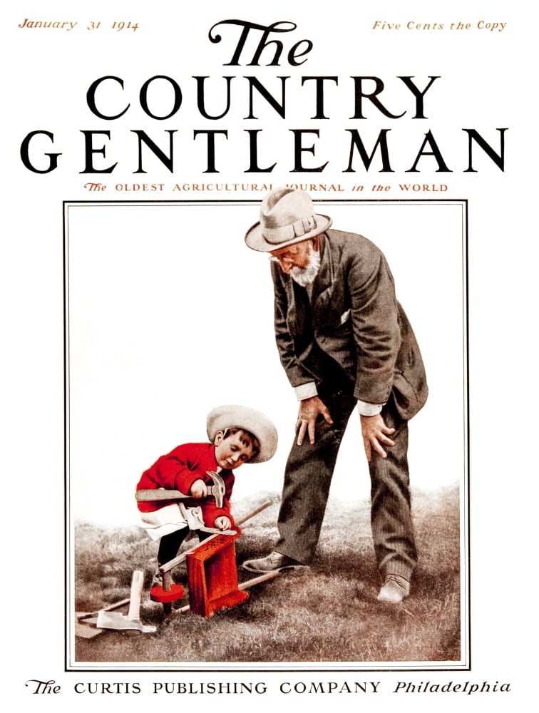 Cover of Country Gentleman agricultural magazine from the early 20th century Canvas Art - Remsberg Inc Design Pics (26 x 34)